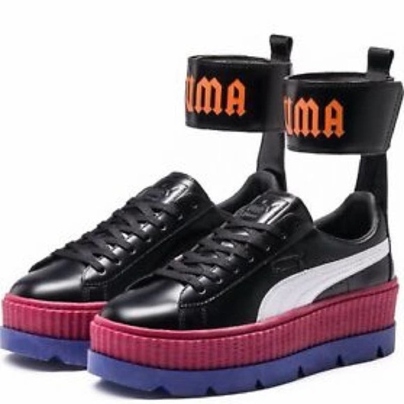 PUMA Fenty x Rihanna Ankle Strap Creeper platform Size 8 US - Picture 4 of 16
